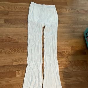 White linen pants from Bershka in size small!